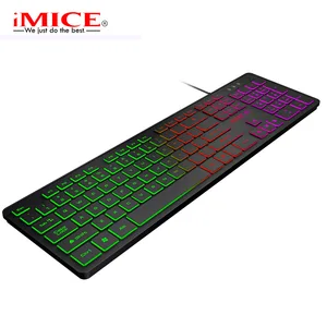 Durable Thin Mechanical Keyboard RGB Backlight