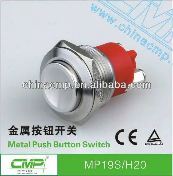 ステンレス鋼高度に防水ip6719mm、 ノーマルオープンモーメンタリプッシュボタンスイッチ250v-押しボタンスイッチ問屋・仕入れ・卸・卸売り