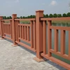 High quality wpc composite garden railing/balcony railing wood for sale
