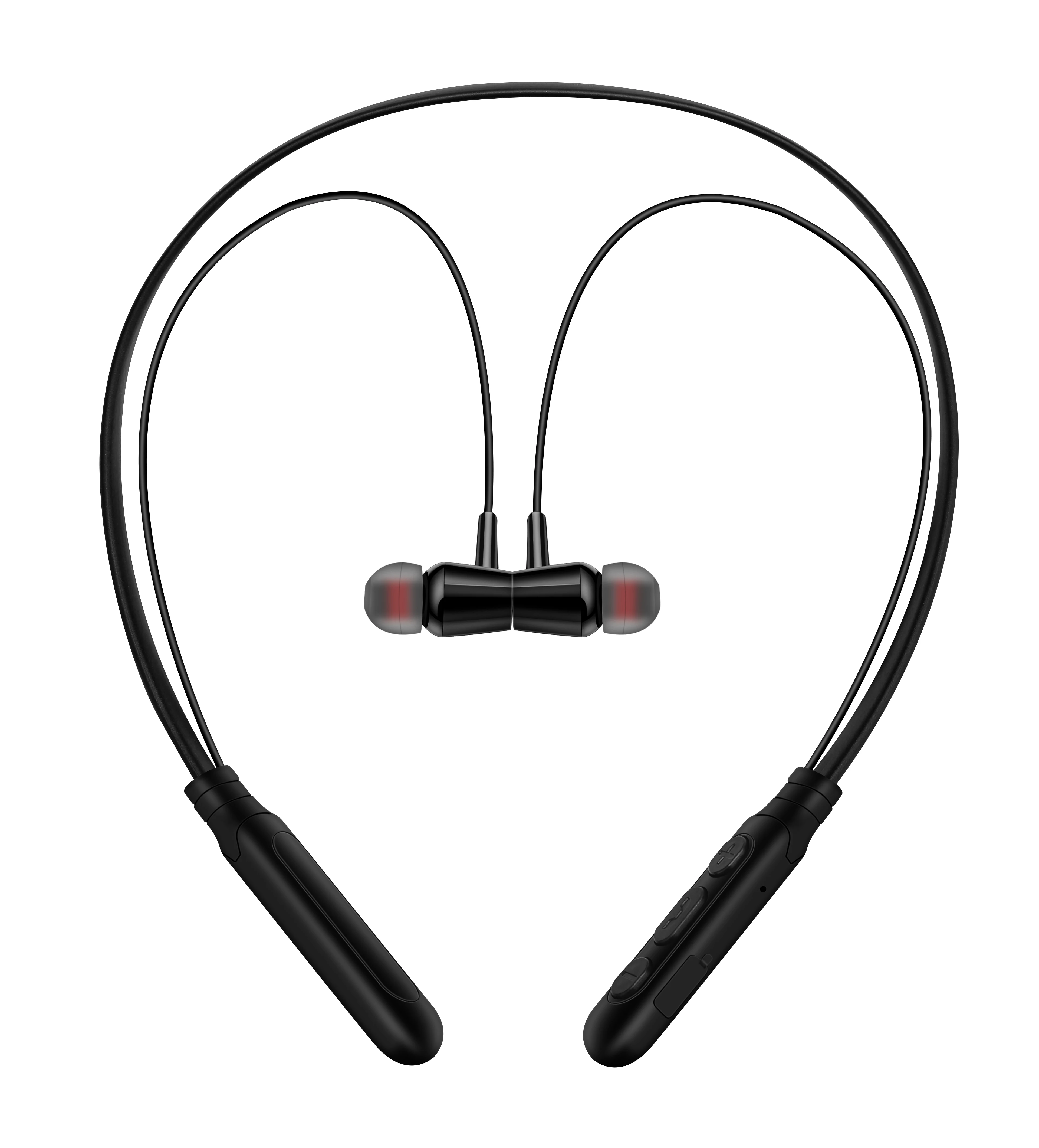 

Free Shipping Headphones Wireless Neckband Headset Stereo in-Ear Earbuds with Mic for Running M21
