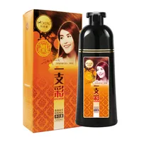

Mokeru 1PC 400ml Natural Wine Red Hair Color Shampoo Permanent Coloring Shampoo Gray Hair Color Dye Brown Shampoo For Women