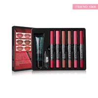 

Menow K906 Cosmetics Matte Lip Makeup Kit with Remover Gel Kissproof Lipstick Pencil