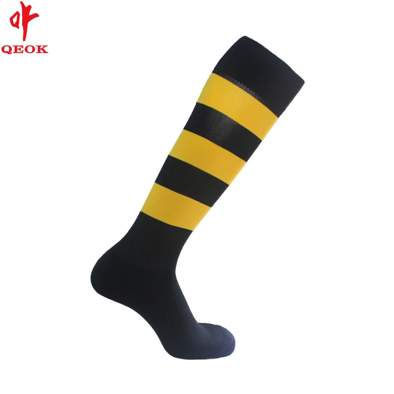 

wholesale knee high football men's socks, Custom color