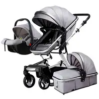 

793A 3 IN 1 high landscape can sit and lie shock absorber foldable baby cart