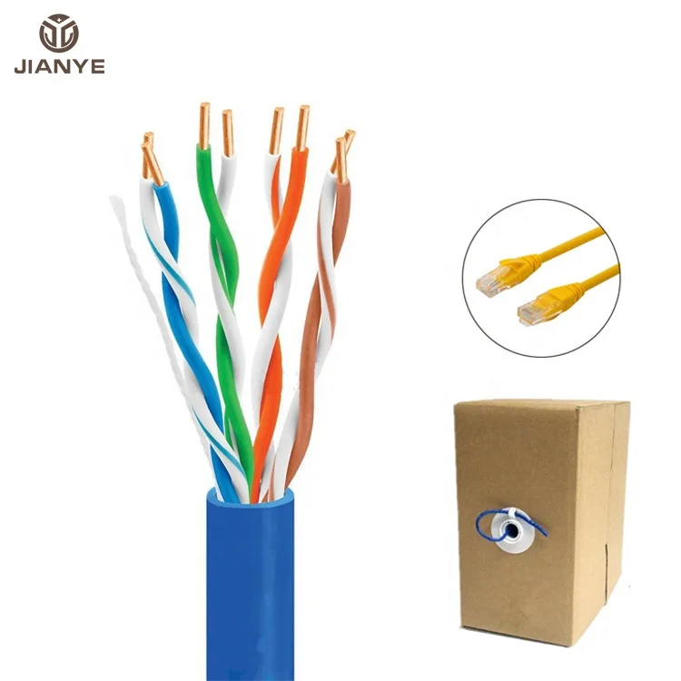 Networking 305m 1000ft 20% Copper Cat 5E Cat6 0.50mm CCA 4 Pairs Lan Cable for Internet Use Indoor Outdoor UTP FTP SFTP Network - ANKUX.COM