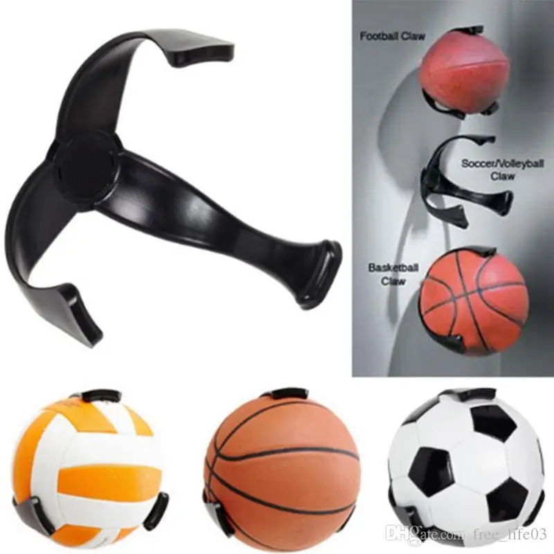 

Hot Sale Plastic Ball Claw Wall Mount Basketball Holder Stand Support for Football Soccer Storage Holder, Black