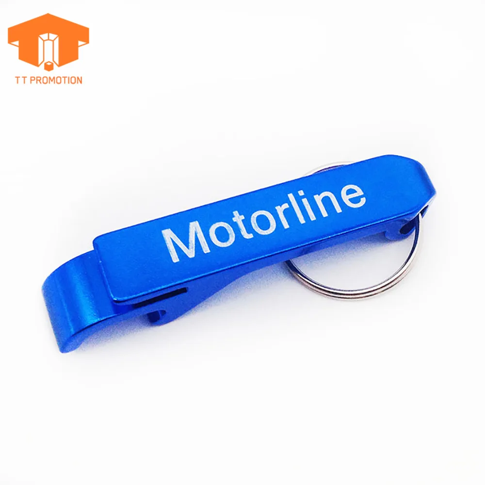 

Custom logo manufacture vibrant colors blank beer advertizing aluminum bottle opener with keyring, Custom color