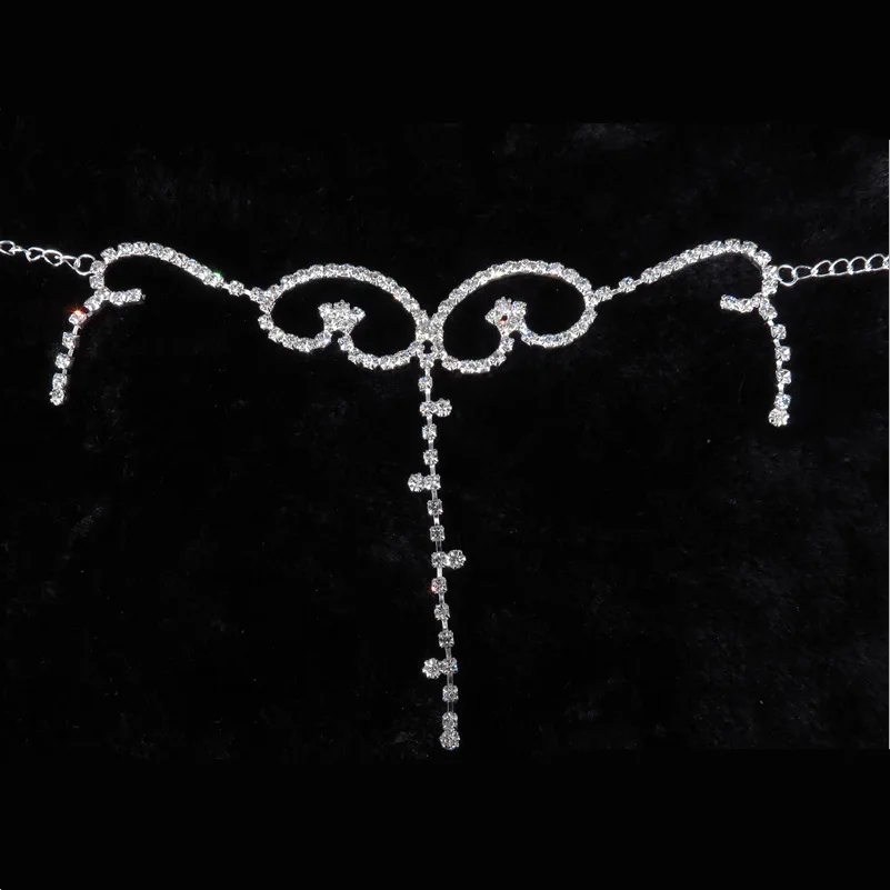 
new design sexy rhinestone waist chain,fashion belly chain G0004 