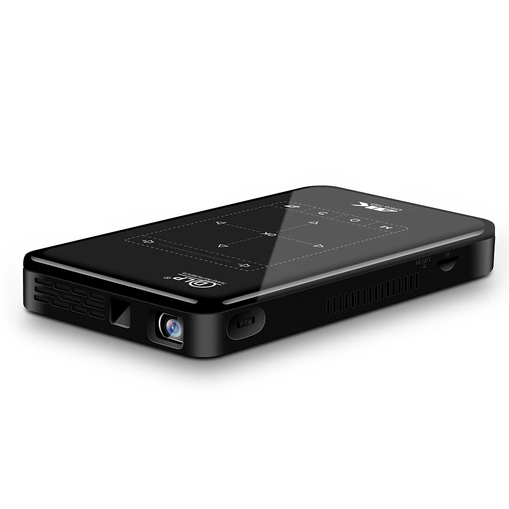 

Velec supply Amlogic S905X Built-in 4000MA Battery T9 II low price led laser 4k mini projector pocket, N/a