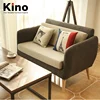 Single fabric sofa cafe double sofa leisure retro Internet cafe round-backed armchair sofas