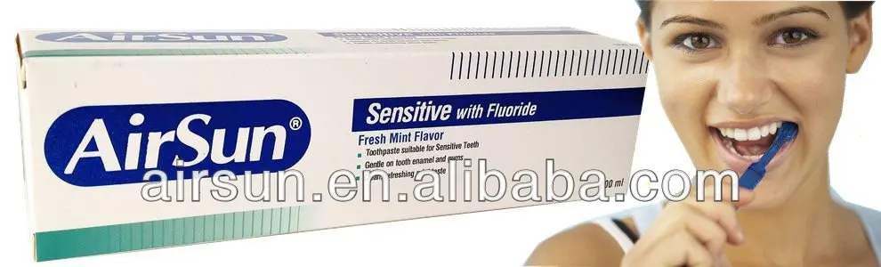 China Good Quality Oem Airsun Sensitive With Fluoride Toothpaste - Buy ...