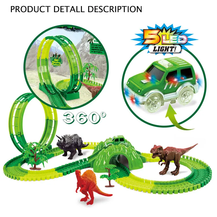 dinosaur scalextric