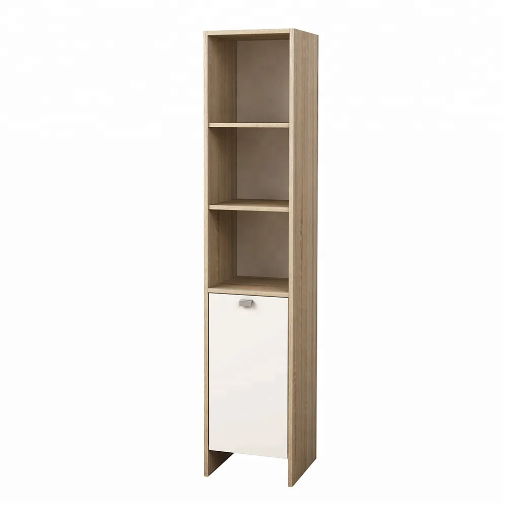 
wholesale Cheap furniture freestanding modern melamine bathroom storage tallboy cabinet 
