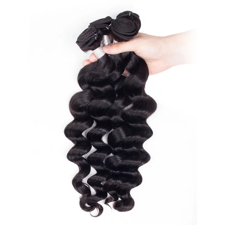 

Wholesale Virgin Brazilian Loose Deep Wave Human Hair Weave 100% Unprocessed Cheap Remy Hair Weft