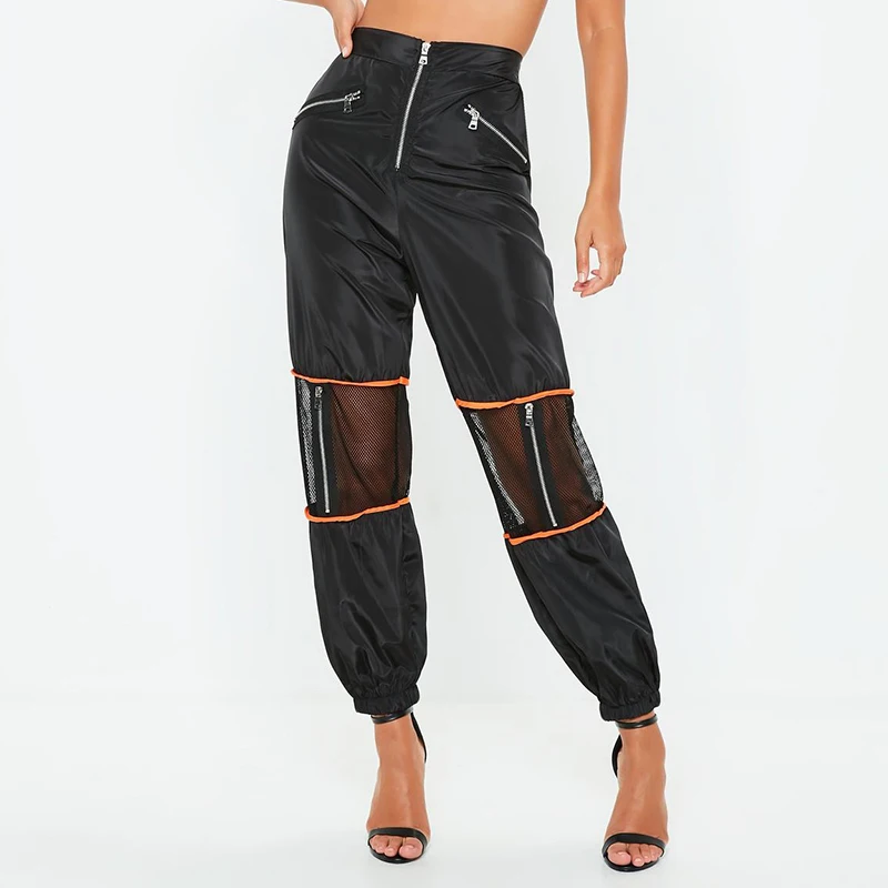 high waisted black trouser pants