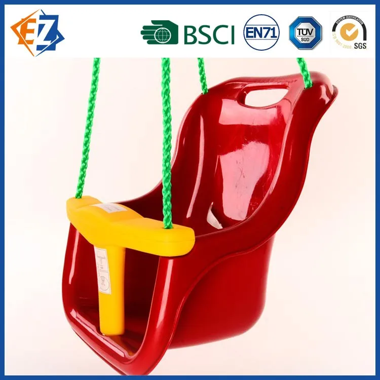 Plastic High Back Swing Chair With Rope For Baby Buy High Back Swing