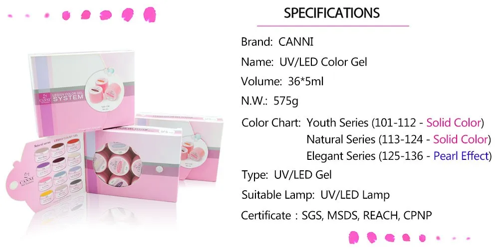 1. CANNI Nail Art Gel Paints - Opinie - wide 7