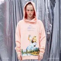 

100% cotton streetwear extended spliced fashion custom your design longline man pink no pockets hoodies