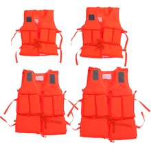 Durable Kid To Adult Plus Size Polyester Life Jacket Universal Swimming Drifting Boating Ski Surfing Vest With Whistle FE5#