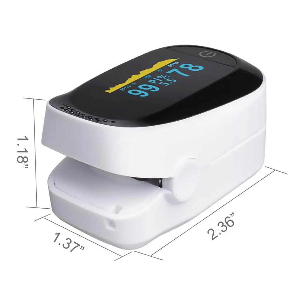 
2019 cheap OLED display portable digital oximeter fingertip pulse 