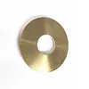 custom copper lip plate cnc lathing brass cap cnc turning polishing processing