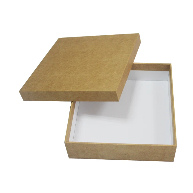 定制印刷硬牛皮纸板纸包装盒盖,廉价批发豪华服装包装盒