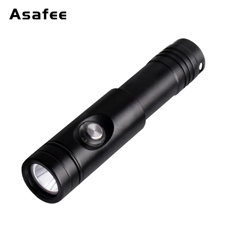 DIV12S Asafee XML2 U4 Waterproof Diving Torch Rechargeable Scuba Dive Lights Underwater LED Flashlight Submersible Lights