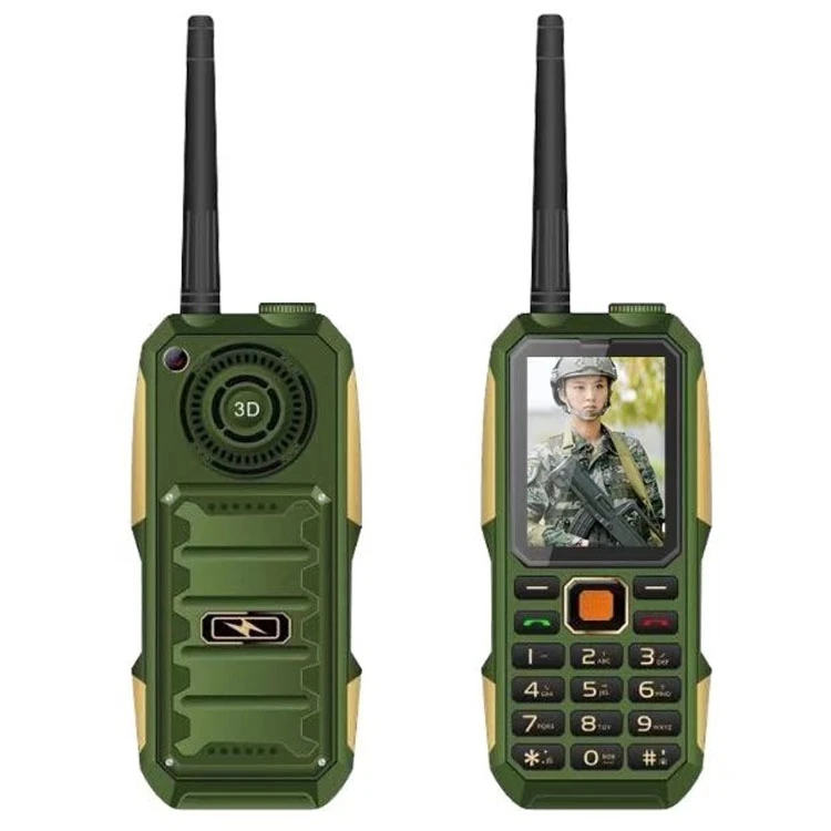 

Dropshipping 007W Walkie Talkie cellular Waterproof Dustproof Shockproof 6800mAh 2.6 inch gsm 2g mobile phone, N/a