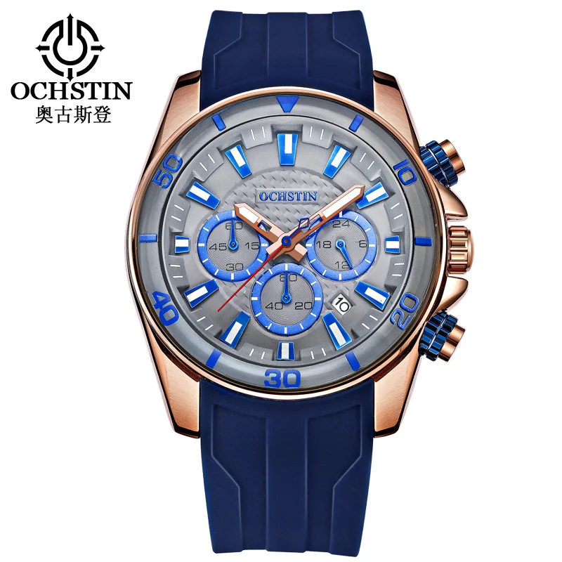 

OCHSTIN 2018 Casual Sports Watches Men Top Brand Luxury Clock Men's Silicone Quartz Army Military Wrist Watch male relogio