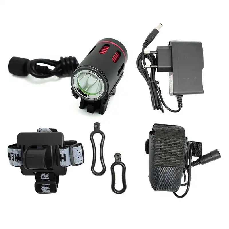 Discount WasaFire Bicycle Light XM-L2 LED 2000 Lumens 4 Modes Front Bike Head Light Battery Pack Charger Riding Cycing bike light Gift 5