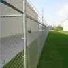 wood posts with 6'x50' chain link fence