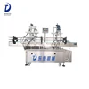 Automatic milk bottle filling capping and labeling machine