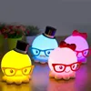 High-end fashion funny Nightlight LED decorative lamp Nightlight creative switch baby Octopus Home Furnishing supplies lamp