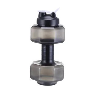 Image of 2.2L new design jug water bottles, BPA FREE plastic GYM Dumbbell water bottle