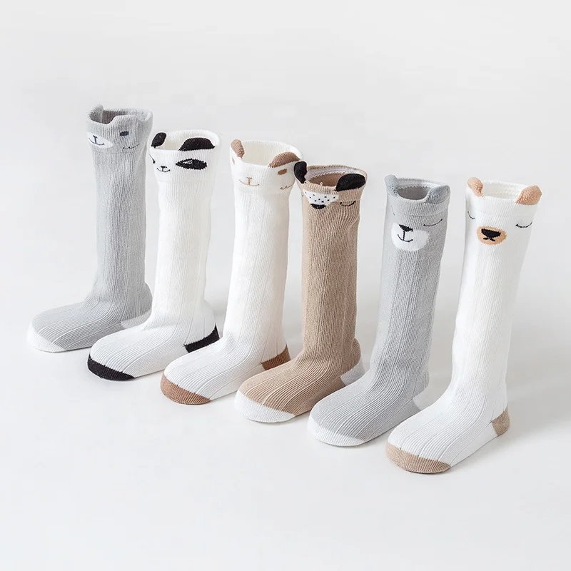 

hot selling china factory custom knee high cotton socks, Image