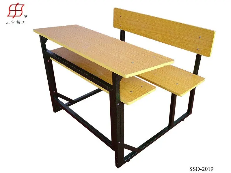 School Furniture Wooden School Desk And Bench School Desk Chair