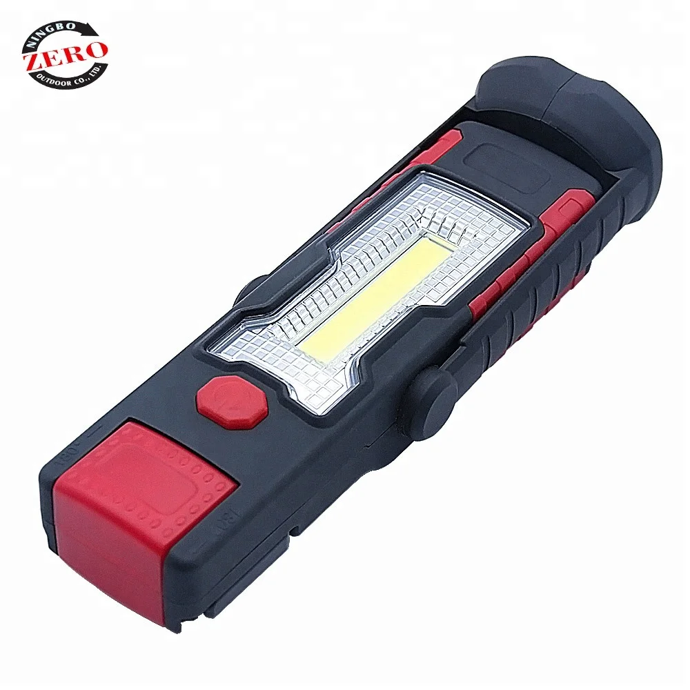 Car Repair Portable Powerful Magnetic 3w Led Cob Work Light Worklight ...