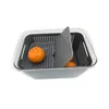 2019 NEW Plastic Refrigerator Keeping Fruit vegetables fresh Transparent Seal Drain Storage Box with lid