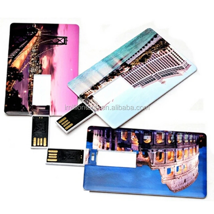 Giveout ID Card Holder Custom USB Pendrive 64GB - ANKUX.COM