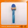 Custom promotional toys blowing microphone shape water bubble