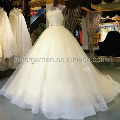 

Custom Made 2021 New style wedding dress lace large trailing bridal gowns