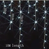Super bright cheap waterproof best selling hanging icicle led dripping lightfalling star led lights for trees
