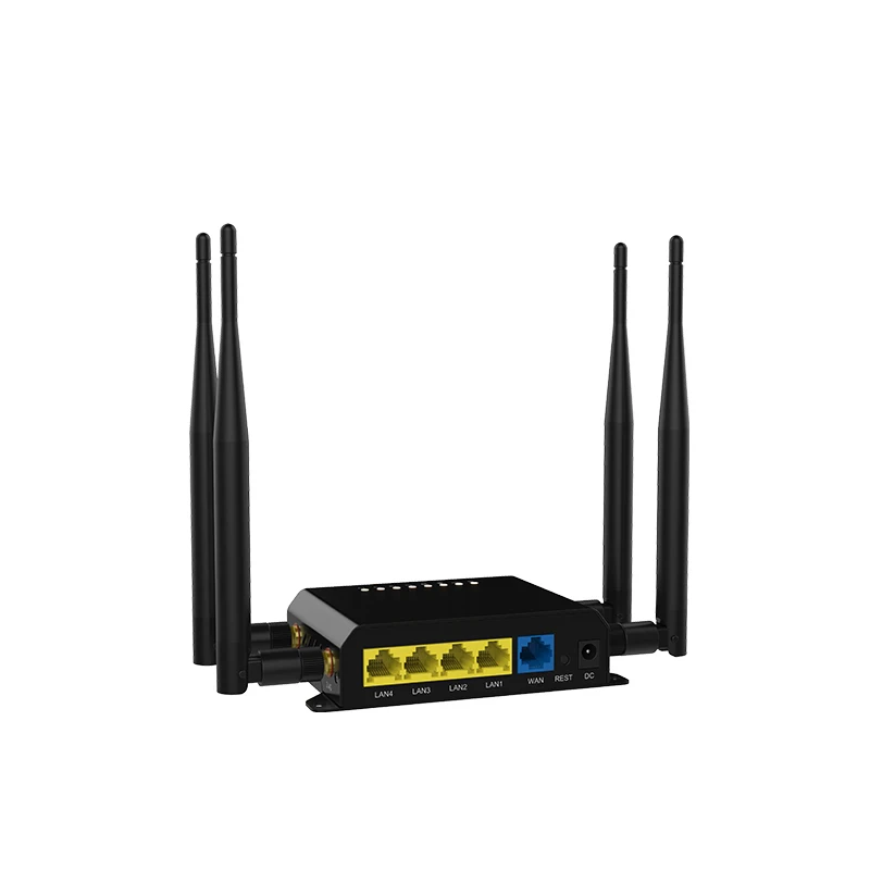 

ZBT WE826-T with 4 LAN ports openwrt wifi router work in Europe Market, Black