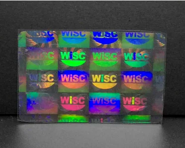 2020 High quality transparent hologram overlay