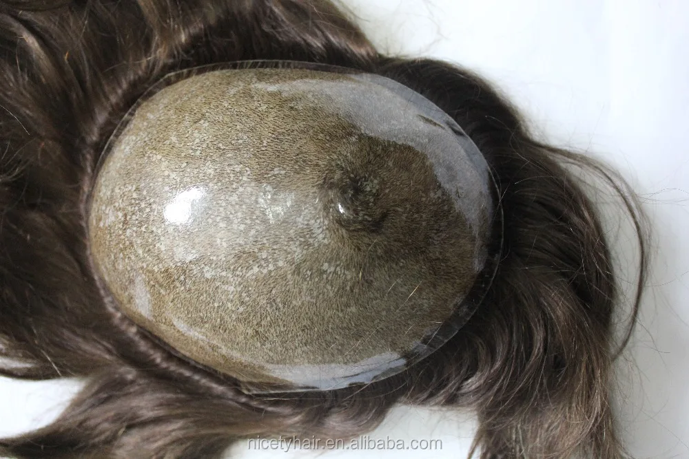 

Top quality hot sale have stock Italy inject PU mens toupee new style, N/a