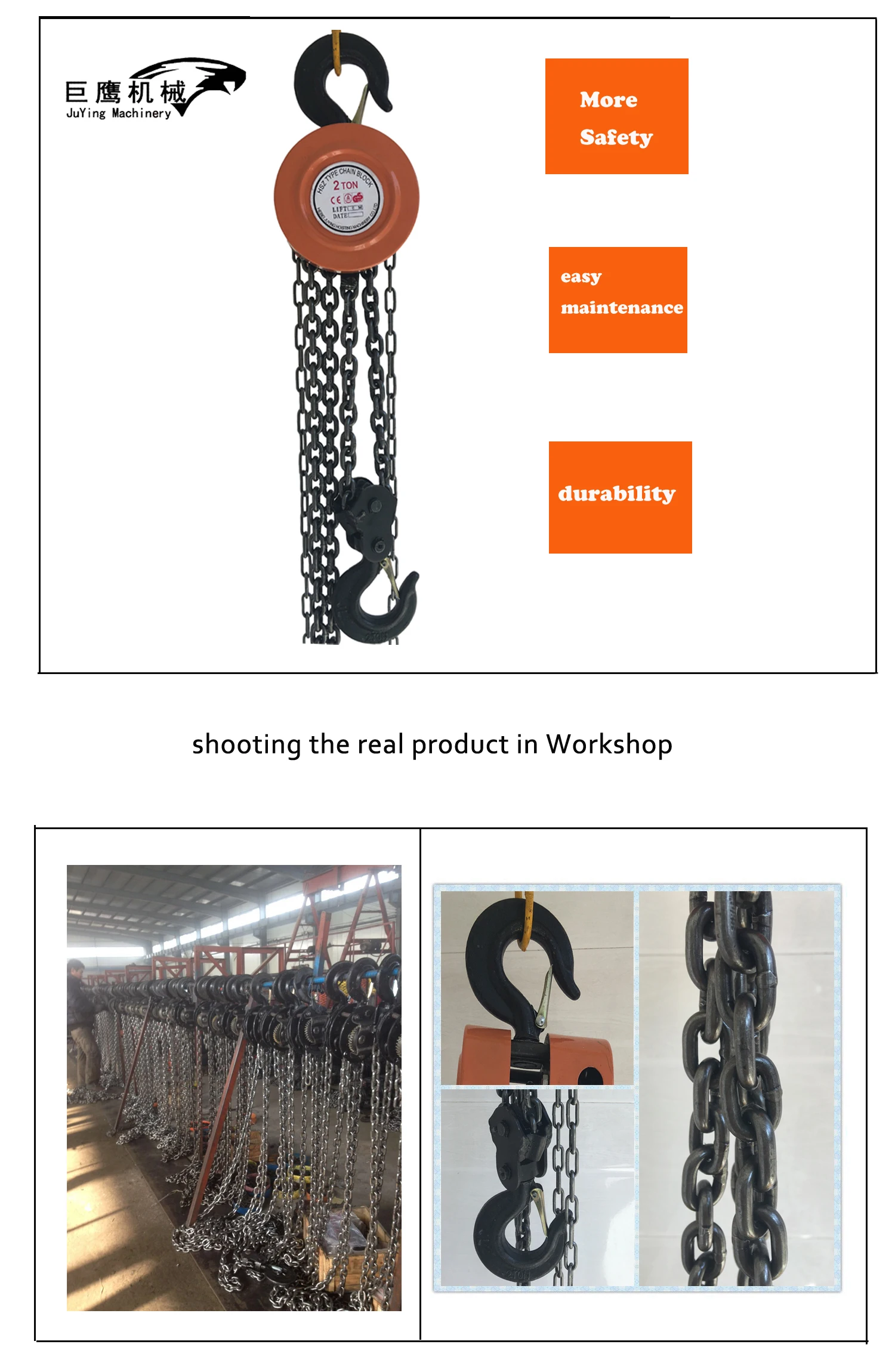 3t Grade 80 Chain Guide Rollers Chain Hoist Stand Buy Light Duty