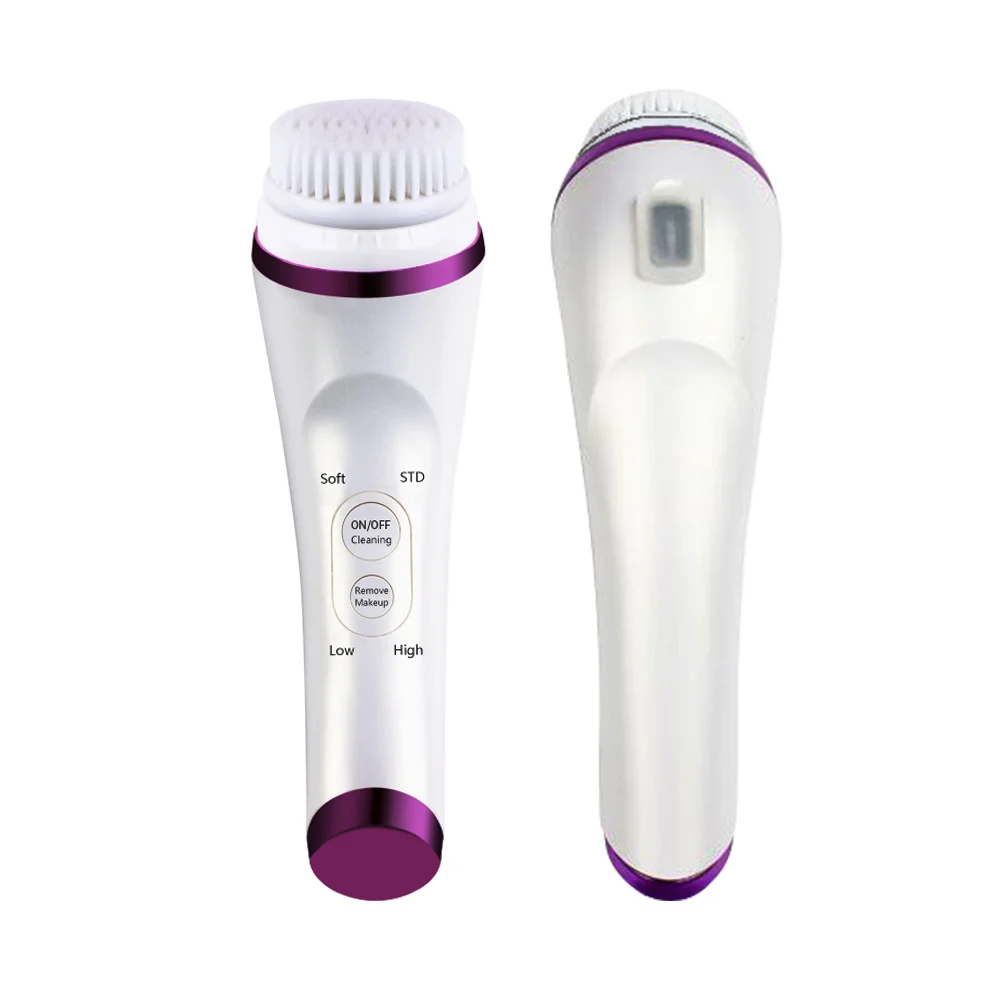 

Private Label Silicone Face Massager Pore cleanser skin beauty Cleansing Electric Ultrasonic Facial Brush