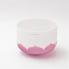High Purity Sound Healiing Quartz Crystal Singing Bowl wiht Lotus Pattern