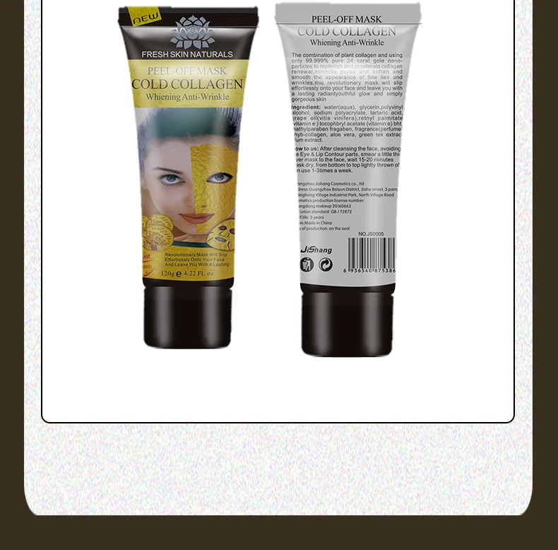 Blackhead Private Label Anti-aging Lifting Gold Face Mask