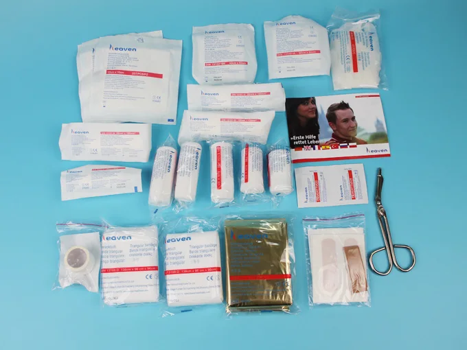 
High Quality Germany DIN13164 First Aid Kit Plastic First Aid Box 